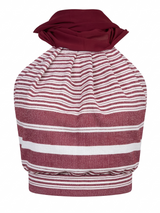Pesthemal Burgundy Fringe Top