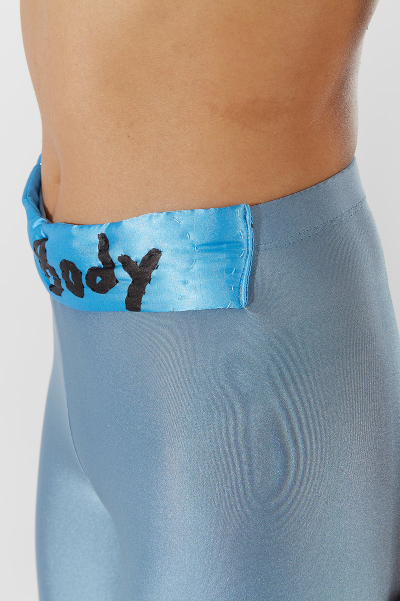 “BIKINI BODY” Blue Yorgan Belt Tights