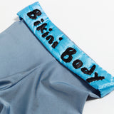 “BIKINI BODY” Blue Yorgan Belt Tights