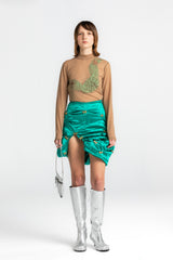 Nude Dissolved Transparent Top