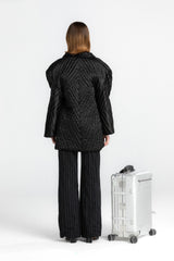 Black Yorgan Blazer Jacket