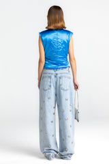 Light Blue Bow Jean