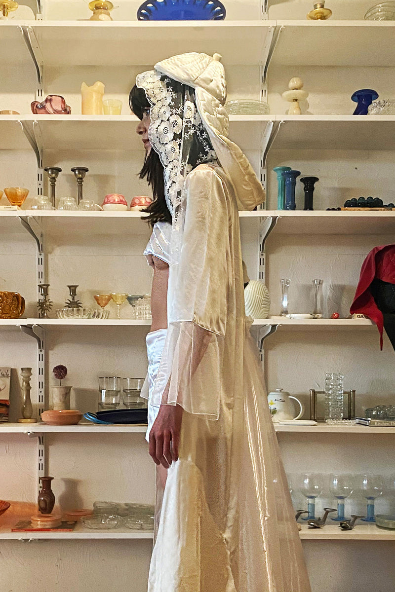 White Yorgan Bra