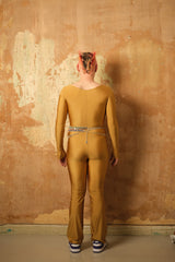 Crystal Mustard Catsuit