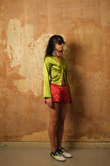 Pistachio Satin Shirt