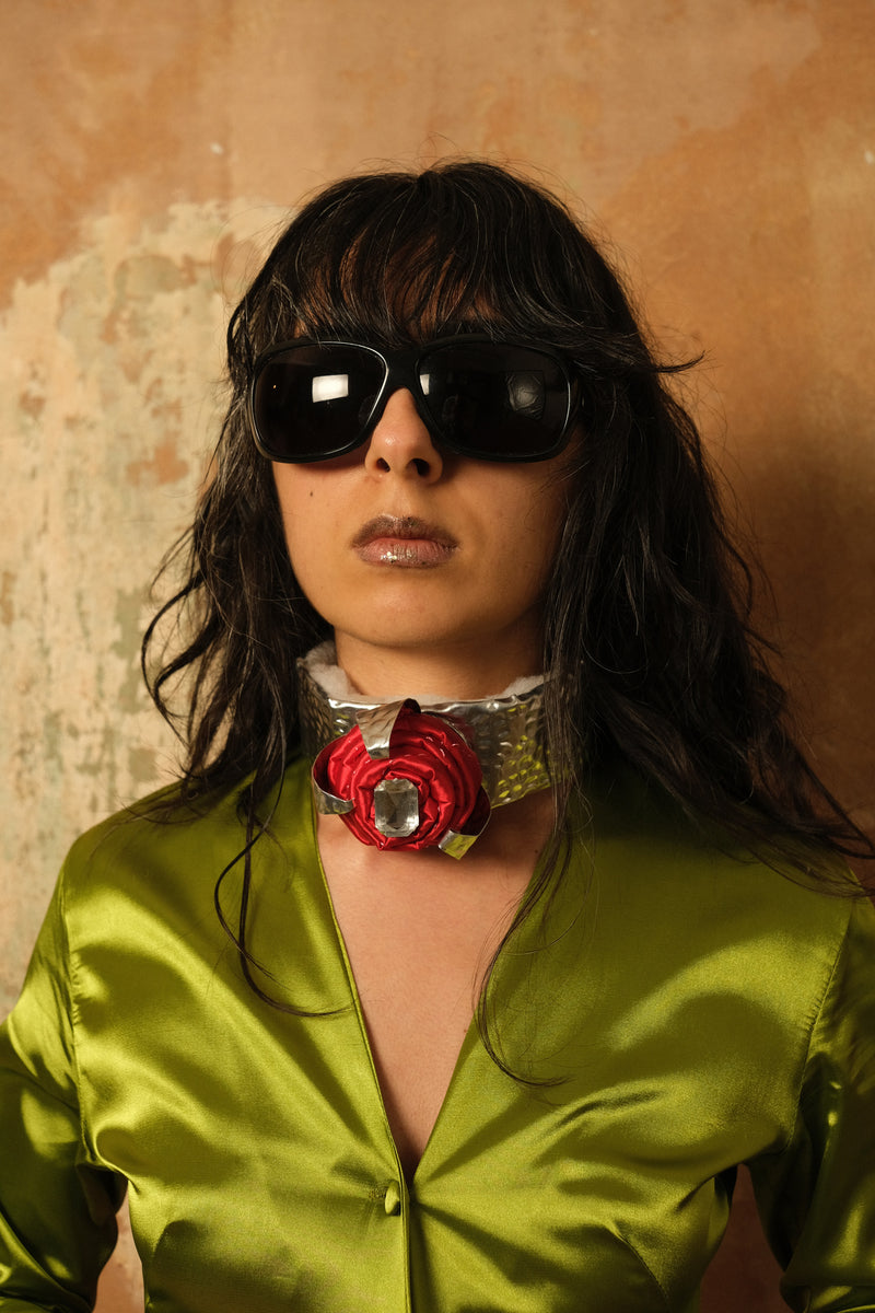 Pistachio Satin Shirt