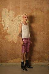 Pink Bling Biker Tights