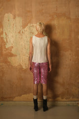 Pink Bling Biker Tights