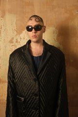 Black Oversized Yorgan Jacket