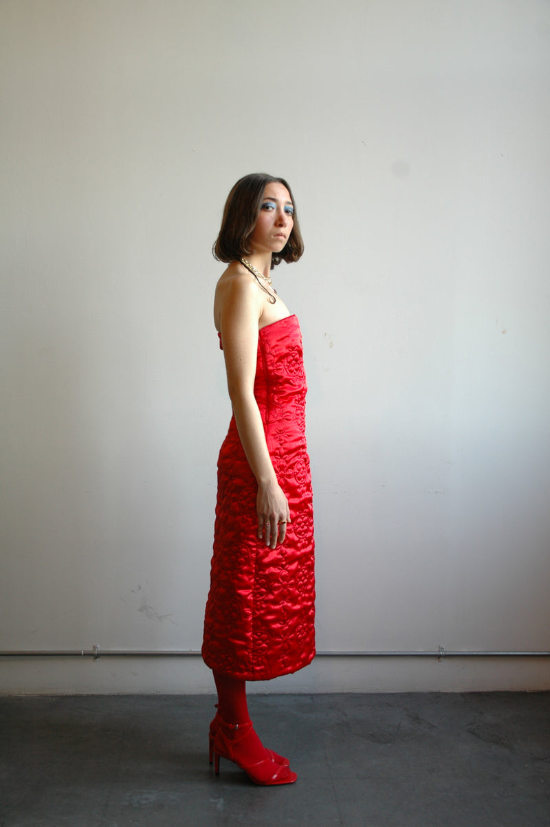 Saffron Quilted Dress