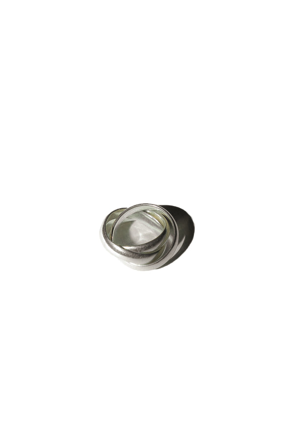 Silver Layered Ring