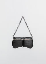 Black Partly Cloud Bag