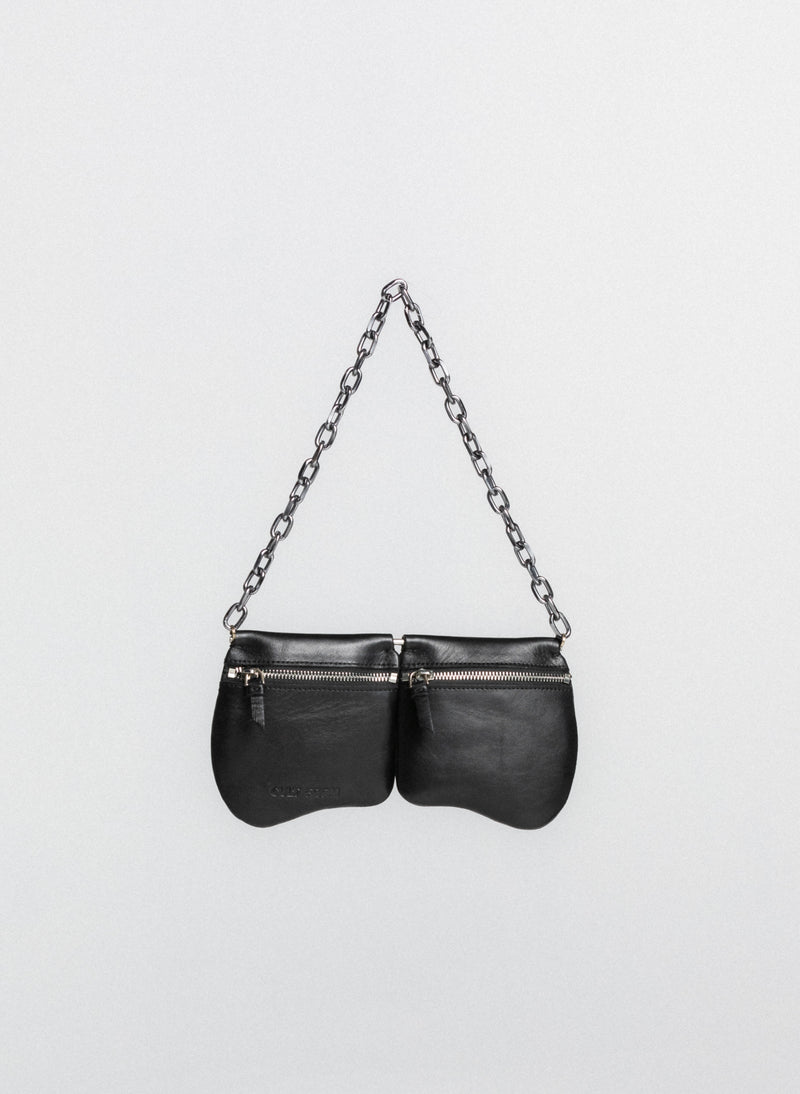 Black Partly Cloud Bag