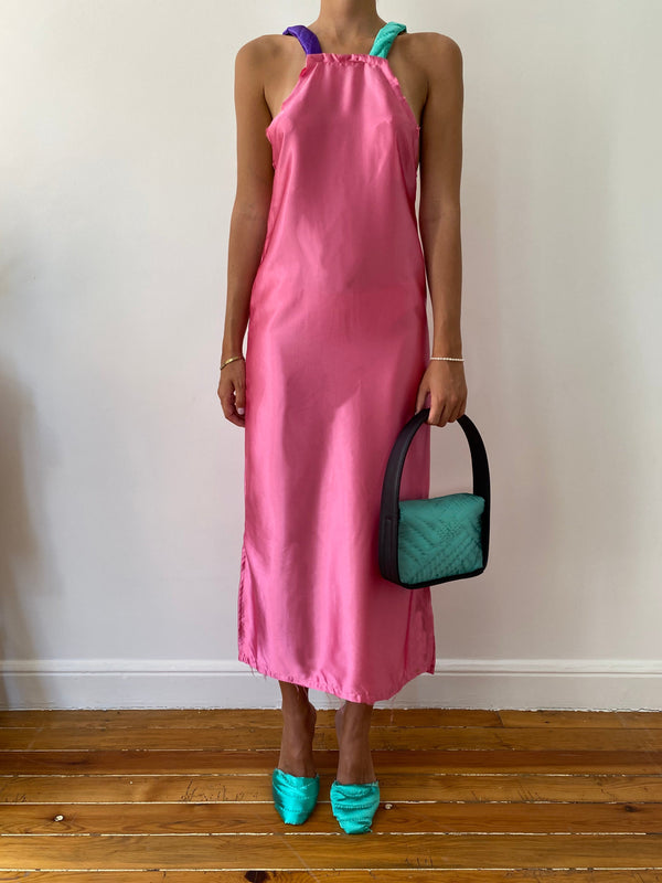 PINK YORGAN DRESS