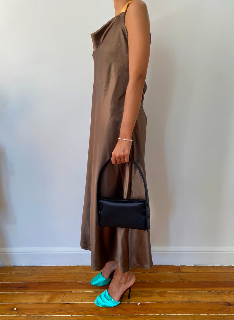 BROWN YORGAN DRESS