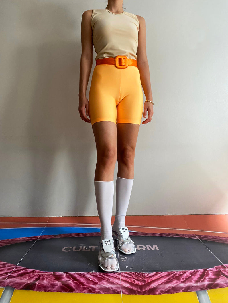 Orange Mini Yorgan Tights