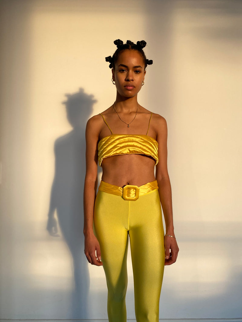 Yellow Yorgan Bra