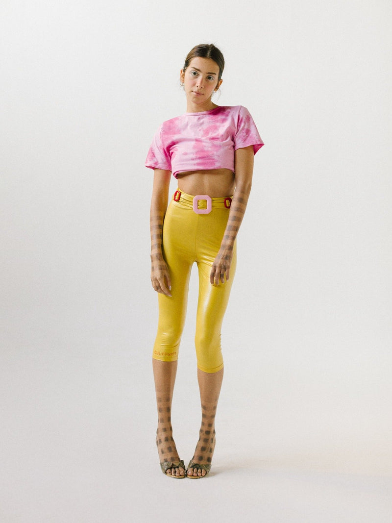Mustard Midi Tights
