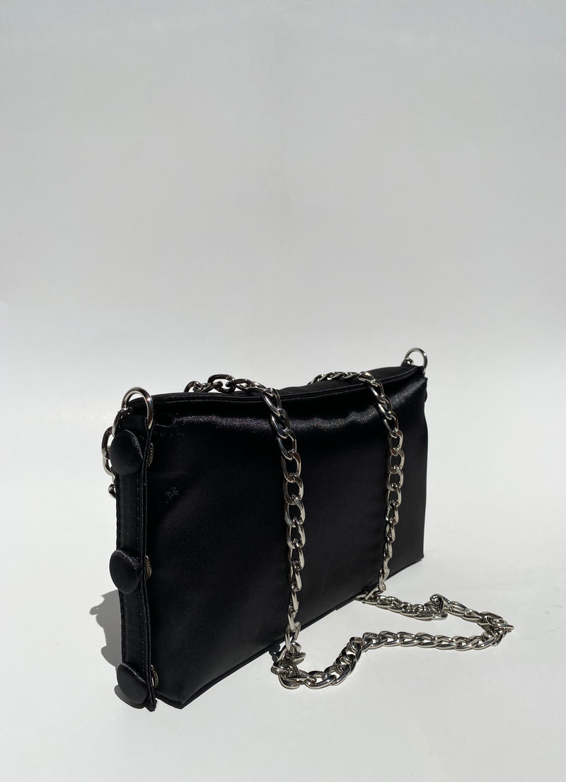 Black Satin Bag
