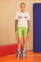 Creme Oyster Bra T-shirt