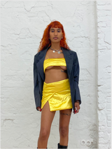 YELLOW YORGAN BRA