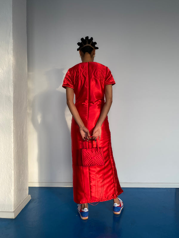 RED YORGAN DRESS