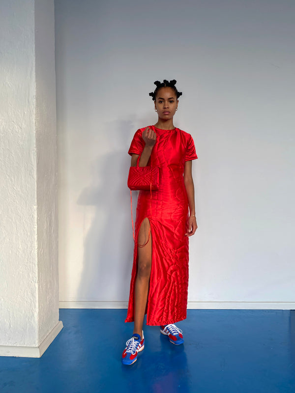 RED YORGAN DRESS