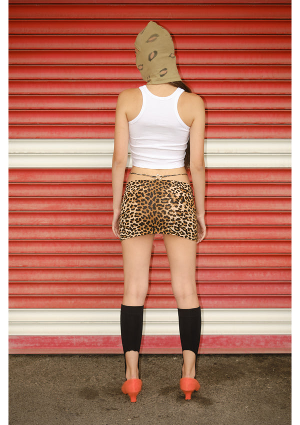 White leopard top