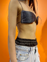 Denim Pocket Bra