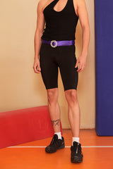 Black Biker Tights Men