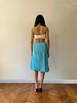 White Pleat Bra