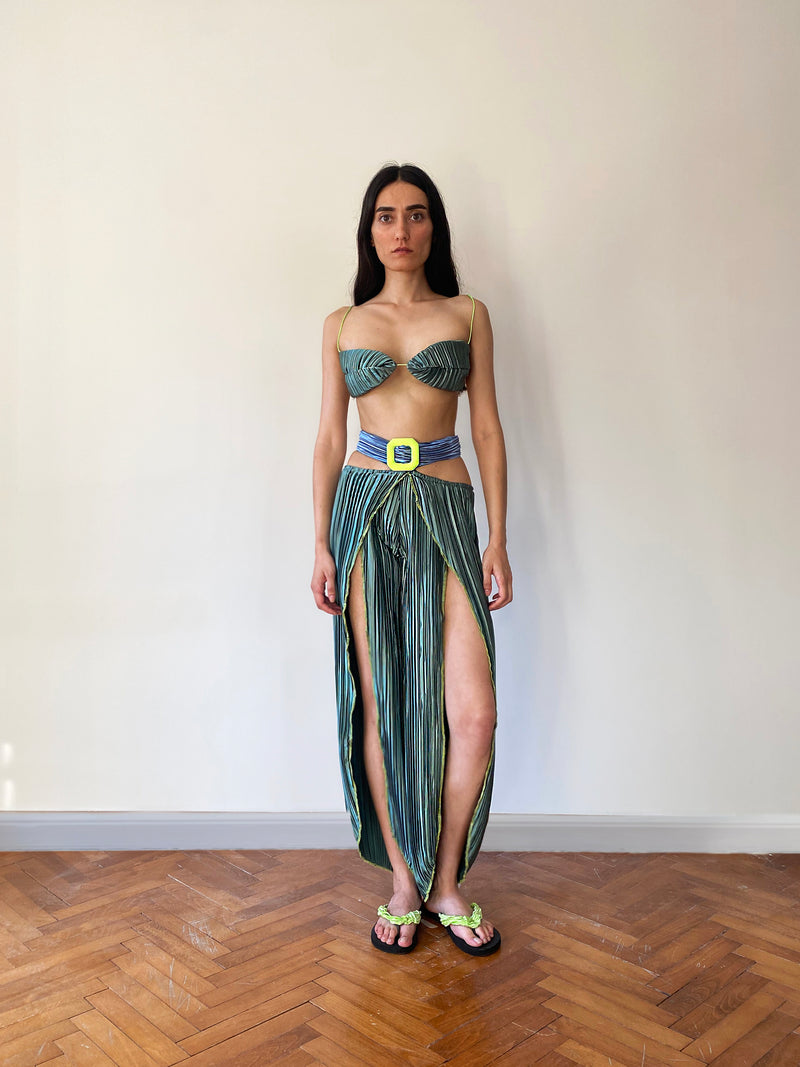 Sage Green Oyster Bra