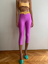Pink-Orange Yorgan Belt Tights