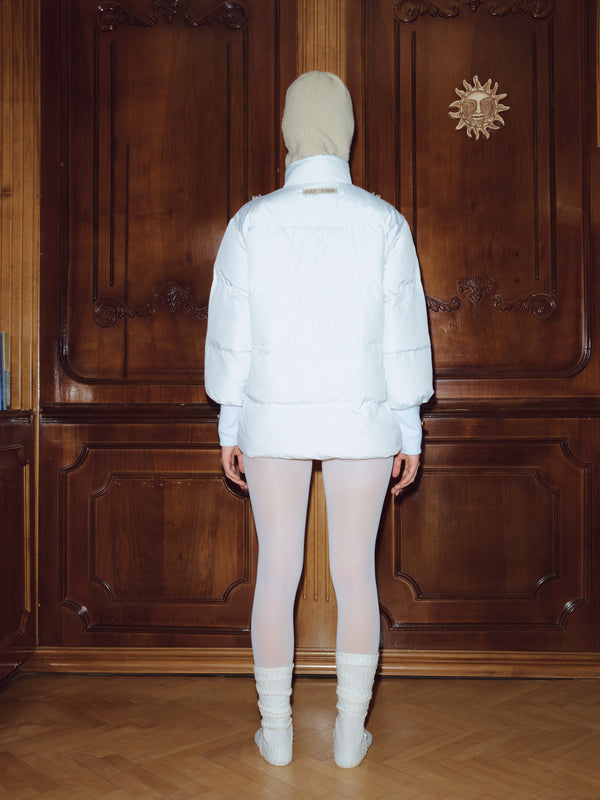 White Metal Yorgan Puffer
