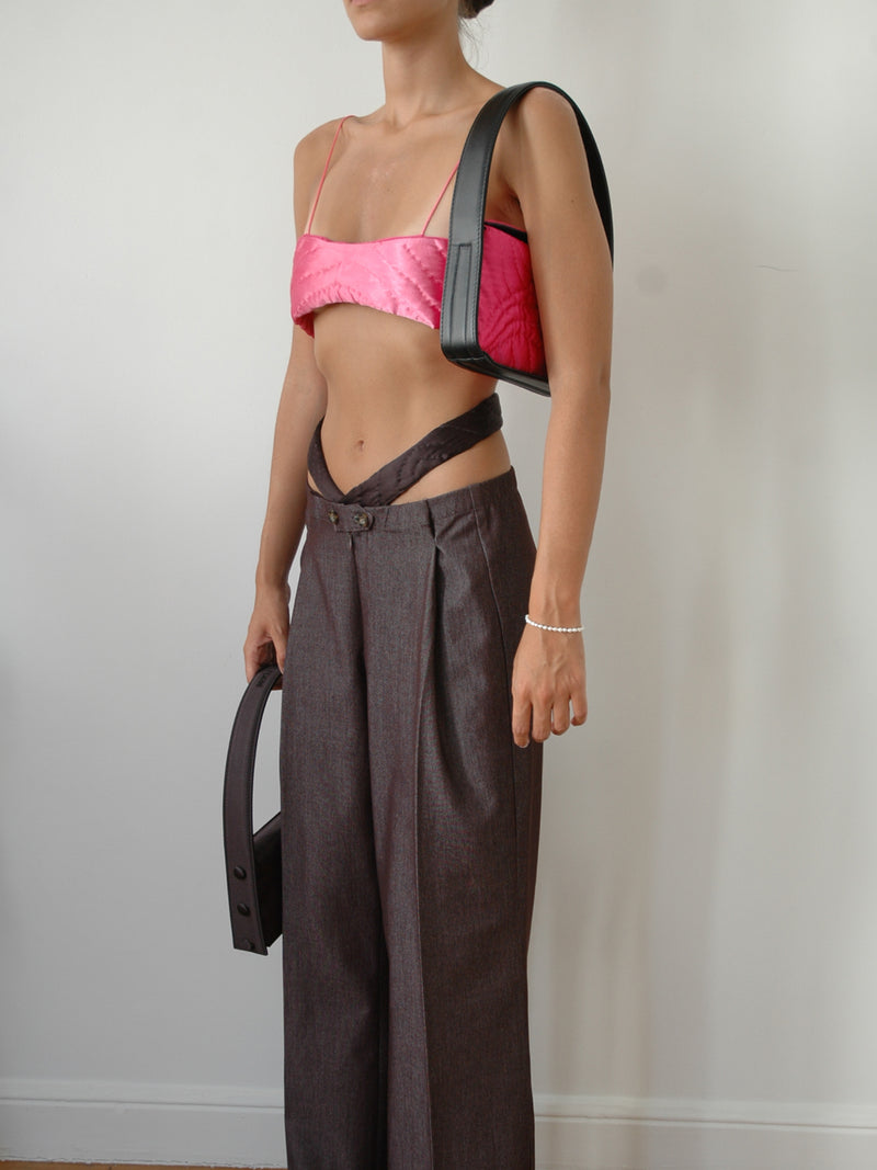 Pink Yorgan Bra