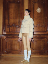 Tan Plush Yorgan Puffer