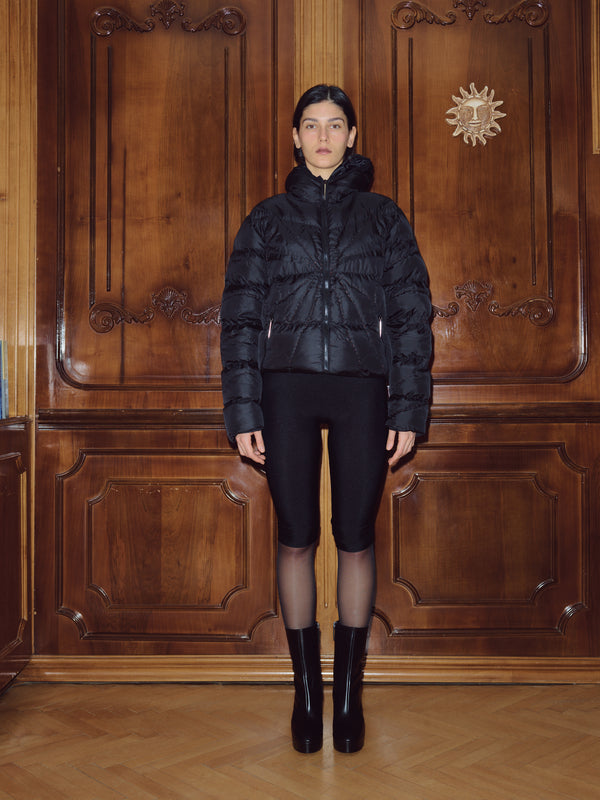 Black Spider Yorgan Puffer