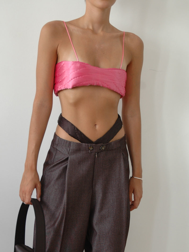 Pink Yorgan Bra