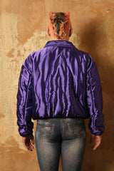 Purple Yorgan Bomber Jacket