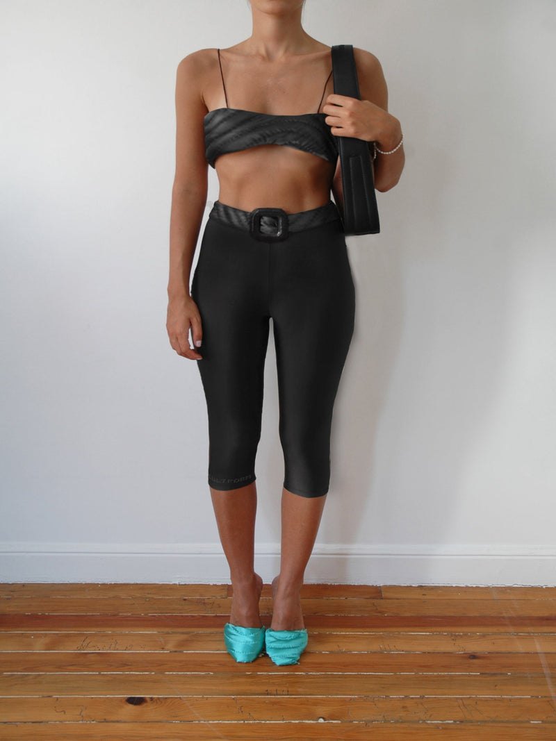 BLACK YORGAN BRA
