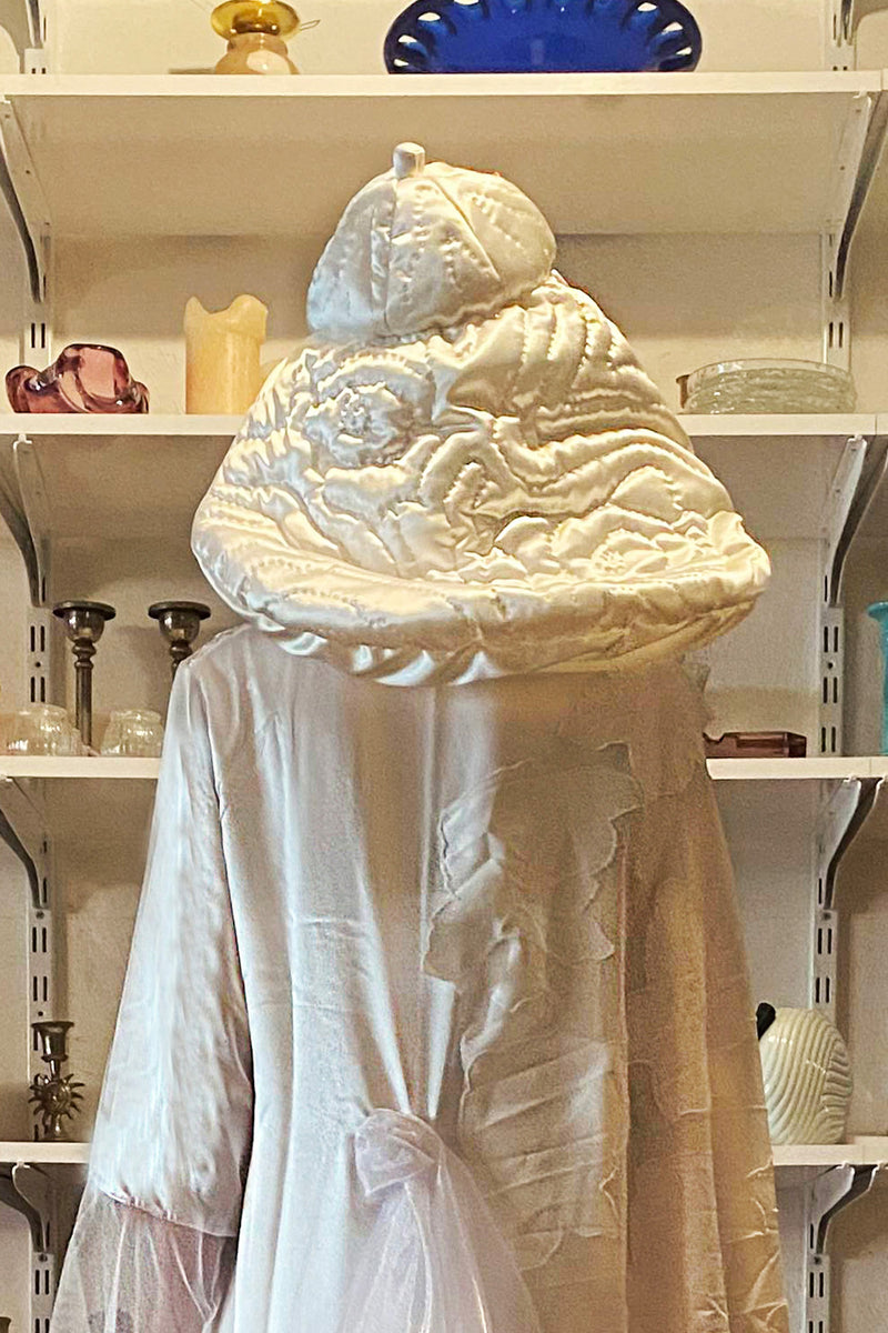 White Yorgan Veil Hat