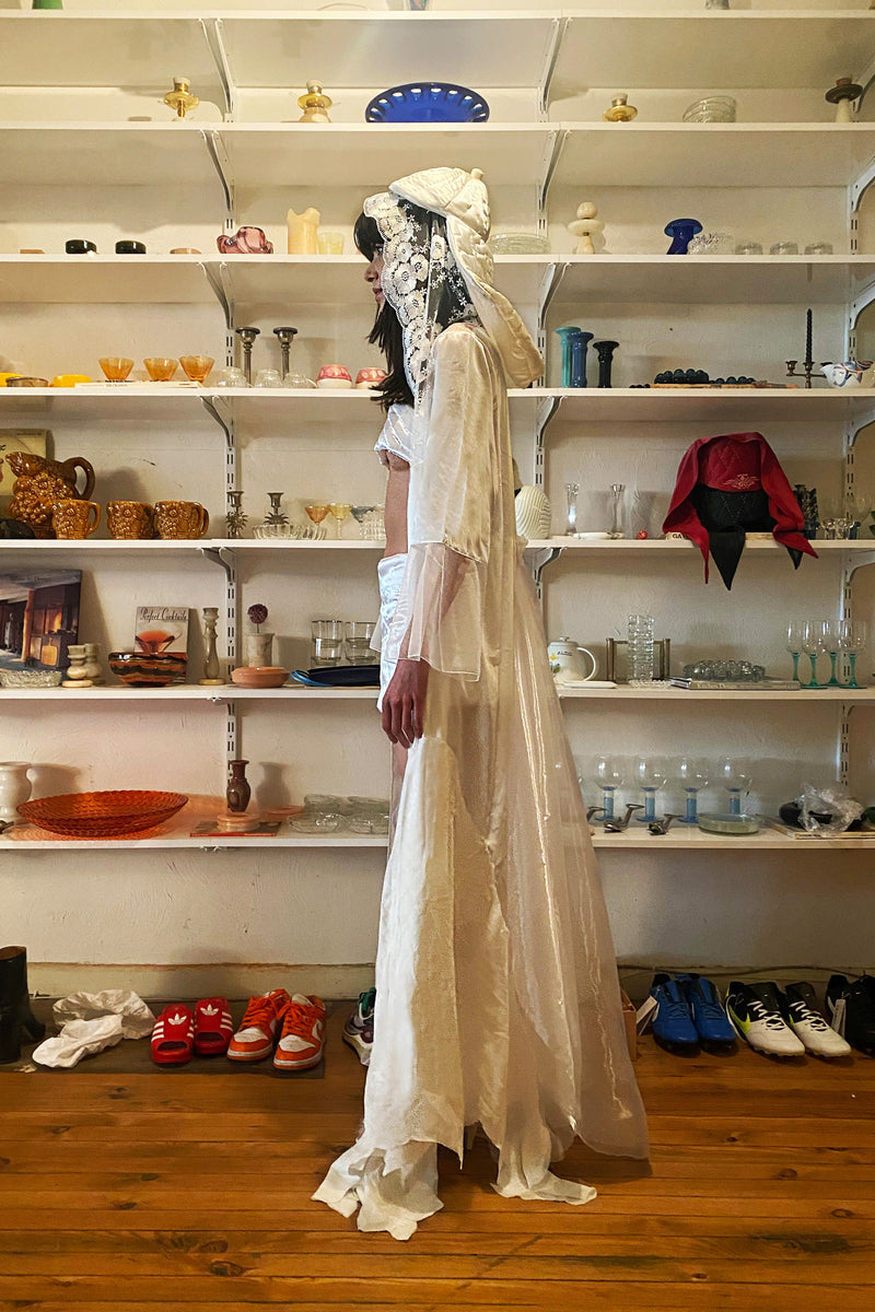 White Bridal Surcoat